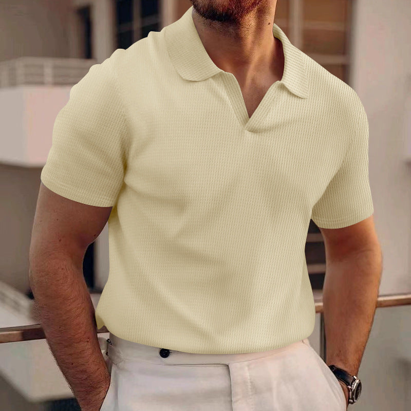 Men's Summer Collared Short Sleeve