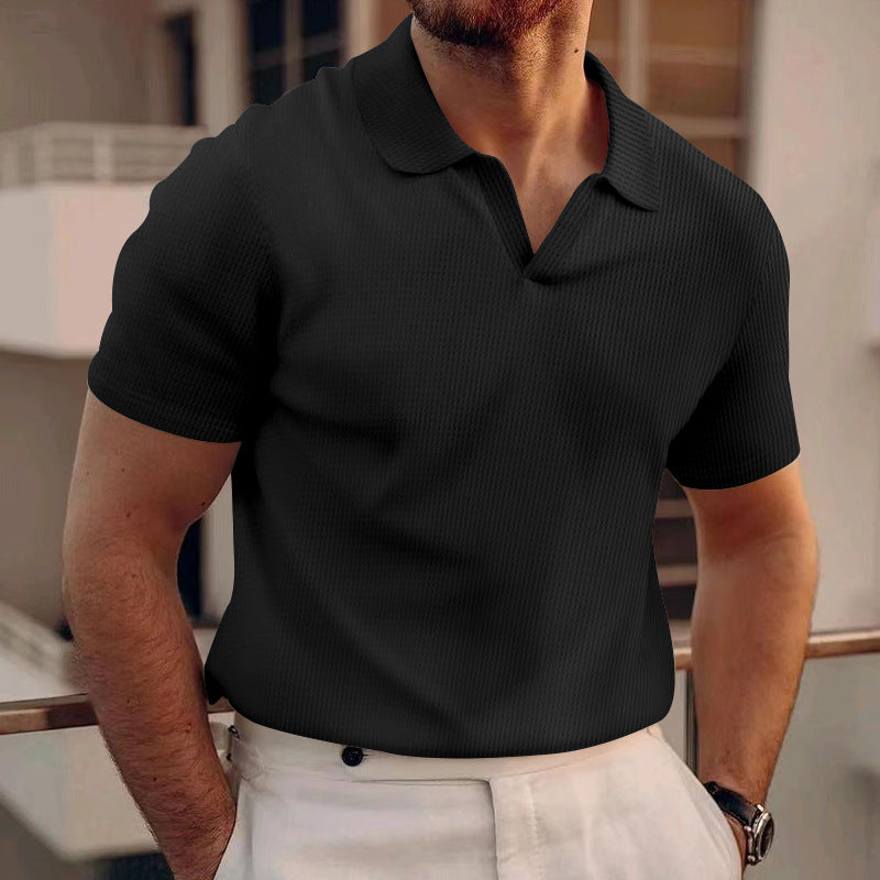 Men's Summer Collared Short Sleeve