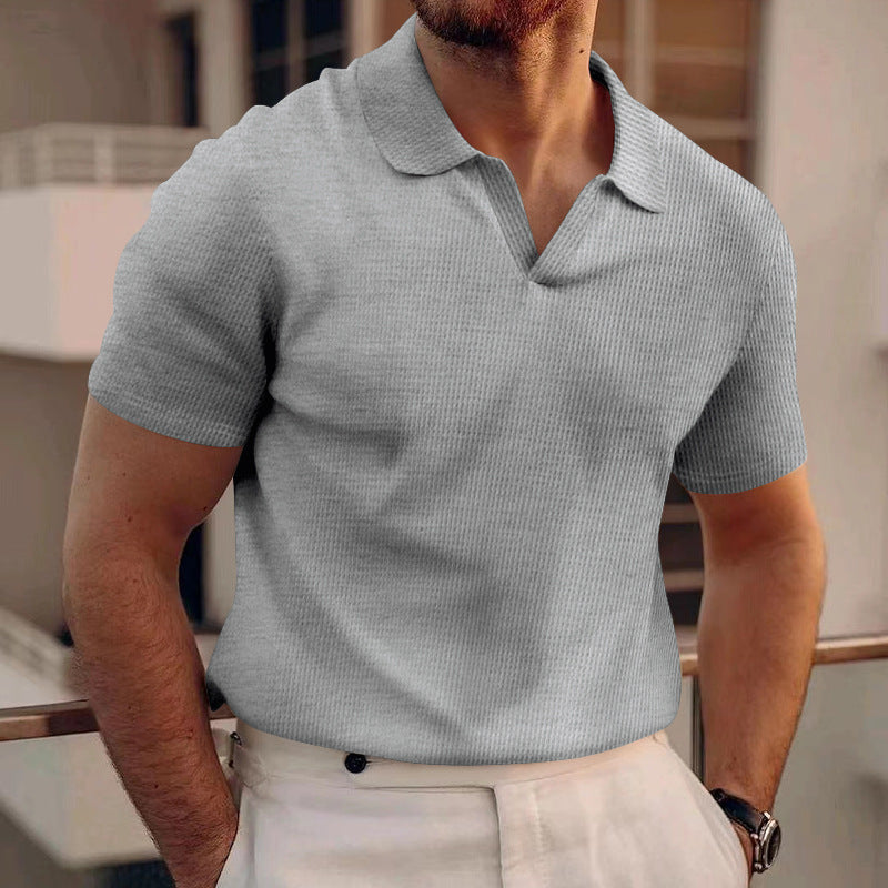 Men's Summer Collared Short Sleeve